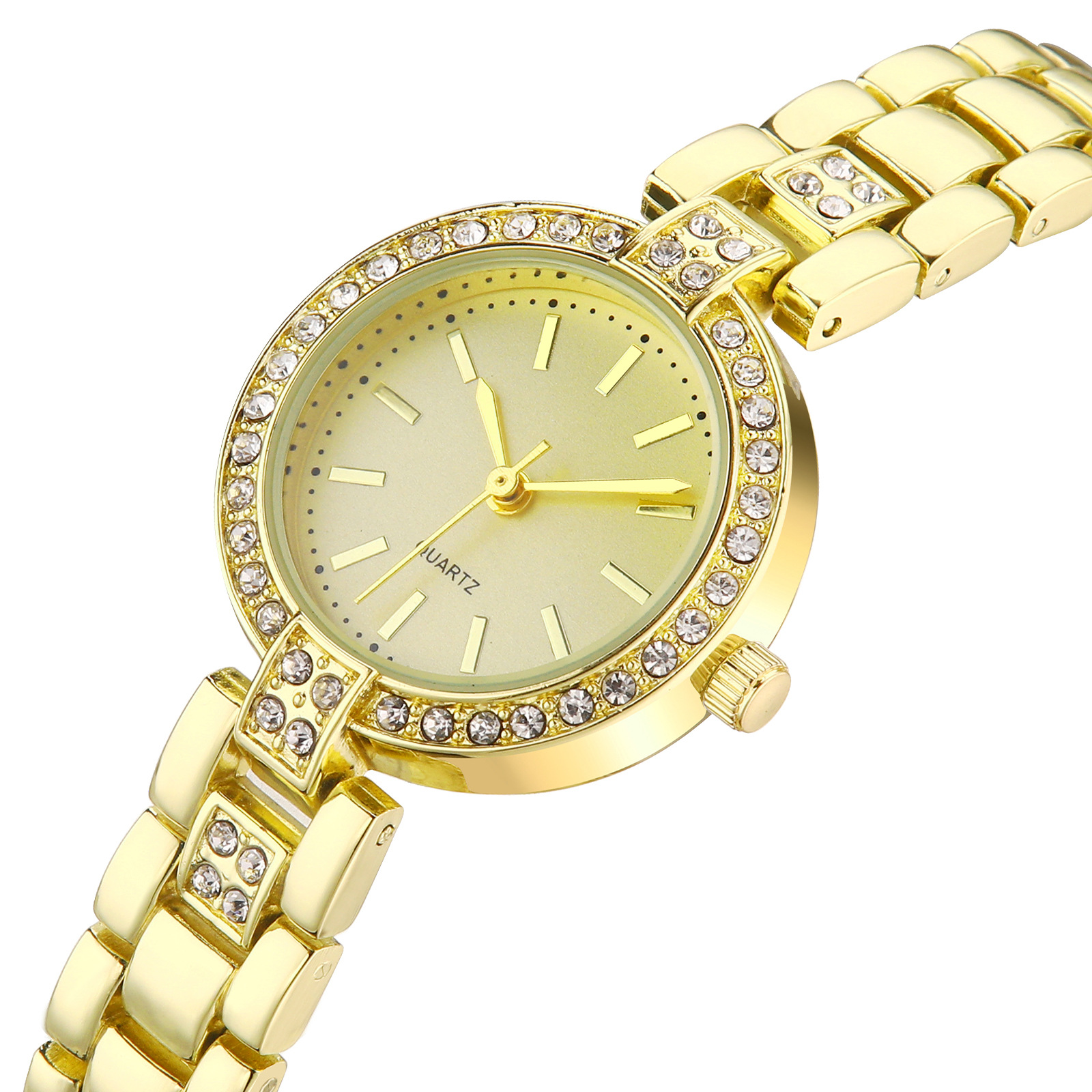 Quartz watch manufacturer direct sales waterproof women's watches with simple and elegant small dials are selling well on cross-border e-commerce platforms like Amazon details Picture
