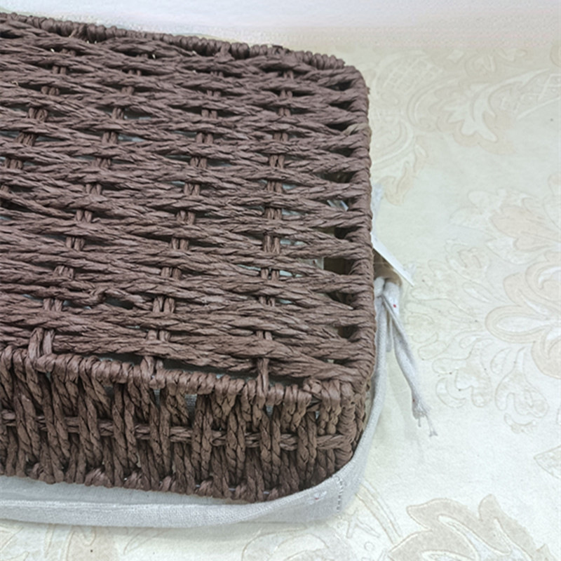 Woven Storage Basket Set Two Desktop Toys Sundries Snacks Storage Box Storage Basket Cosmetics Fabric Storage Basket Specification drawing