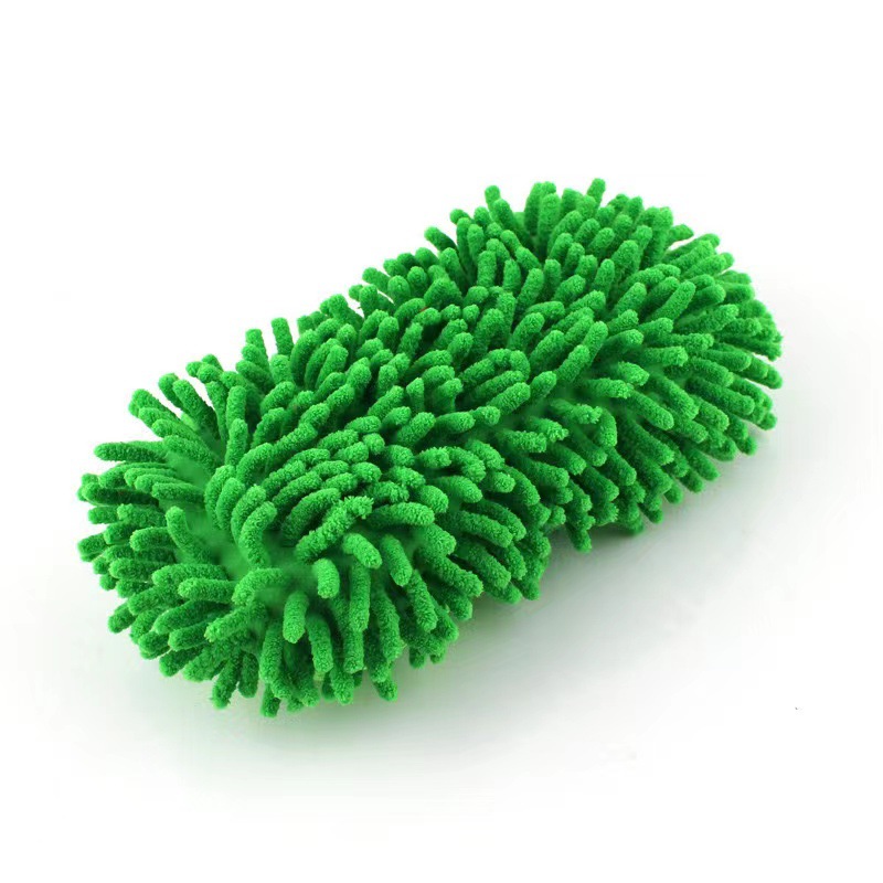 Car wash caterpillar sponge block, car cleaning, multi-functional tool for car beauty and cleaning, superfine fiber Chenille Specification image