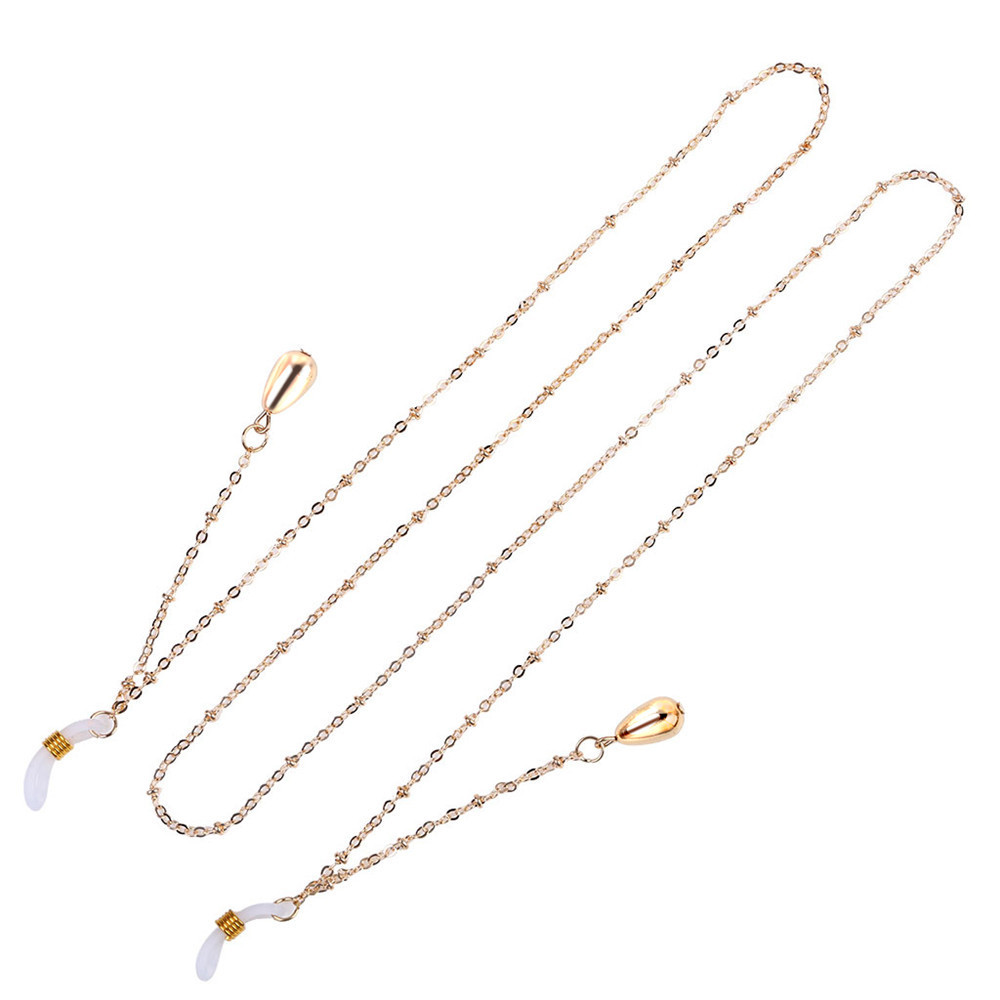 Cross-border best-selling metal color-preserving eyeglass chains, anti-slip pearl eyeglass pendants, mask chains, lanyards, eyeglass accessories Item Picture