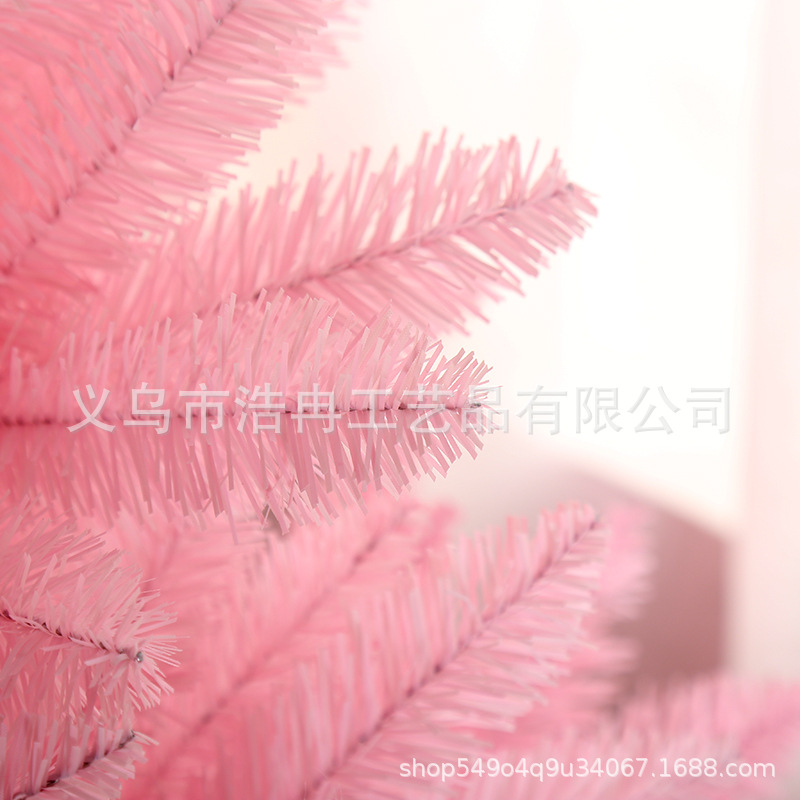 Factory Direct Selling Factory Spot 2022 New Christmas Christmas Tree Pink Gradient Pointy Tree Pvc Automatic Tree Specification drawing
