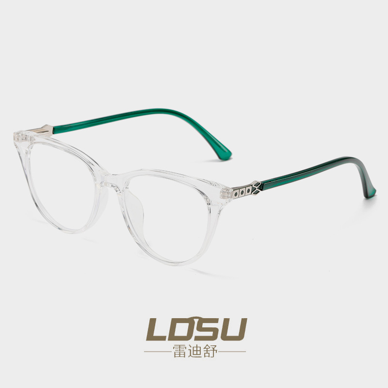 TR Personalized and trendy cat-shaped European and American spring glasses frame for men and women, retro and modern matte frame decoration ins81371 Specification image