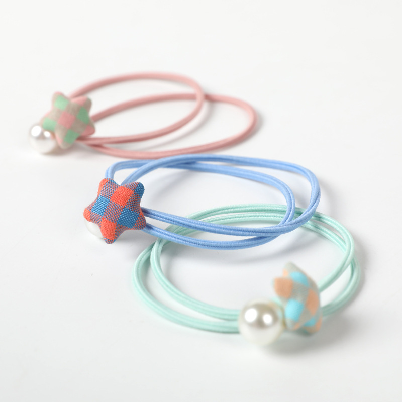 韩版女士珍珠/发圈/发饰细节图