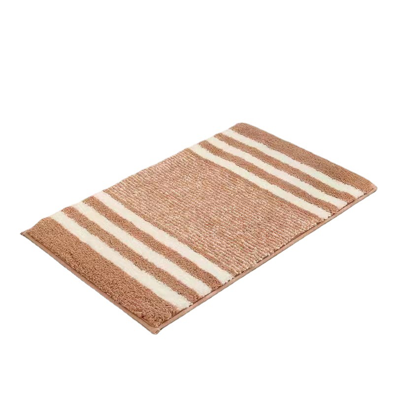 Tpr Bottom Thickness Pinstripe Floor Mat Bathroom Non-Slip Mat Kitchen Non-Slip Mat Mat Indoor Microfiber Carpet Item Picture