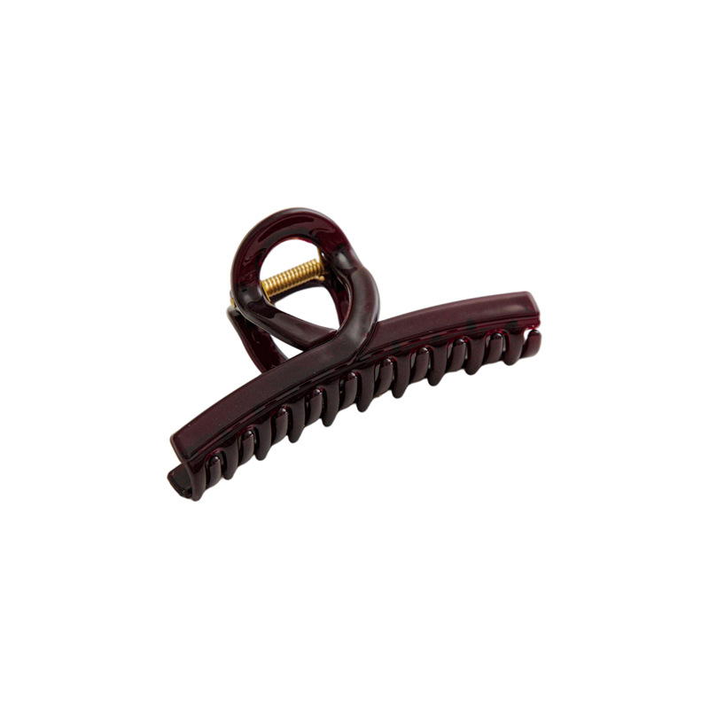 Summer new style of cross-jelly color hair clips for women, Japanese and Korean high-end style hair clips, ponytail shark clip hair accessory Item Picture