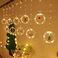 跨境新品/圣诞节灯串/圣诞老人卡通/造型窗帘灯/LED彩灯/房间橱窗装饰产品图