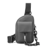 Men's crossbody bag, casual men's bag, multi-functional chest bag, Japanese single-shoulder bag, summer simple backpack, trendy brand small bag Specification image