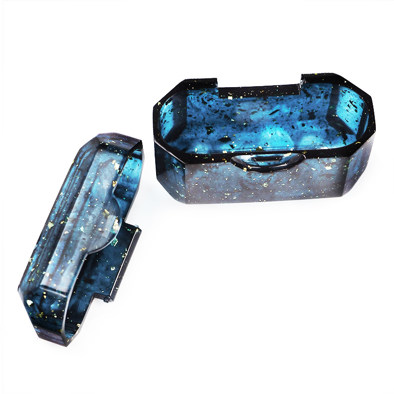diy crystal resin mold for Apple Bluetooth AirPods Pro wireless earphone case protective case decoration silicone mold details Picture