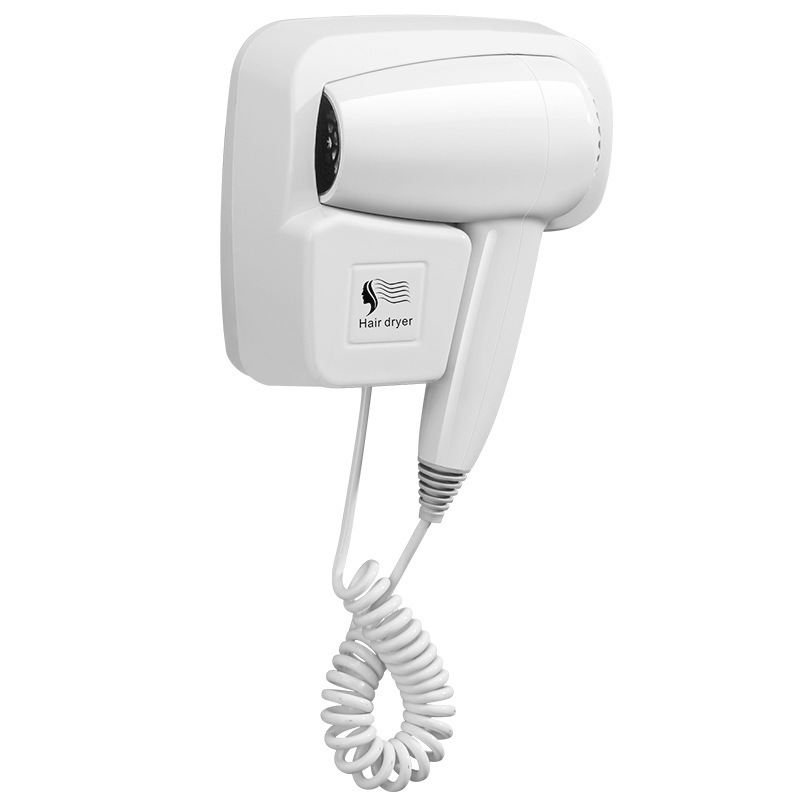 Hotel wall-mounted hair dryer, hotel bathroom, toilet, homestay wall-mounted, household hair dryer, no need for drilling, cross-border Item Picture