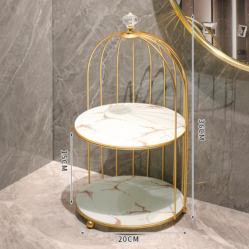 Bathroom cosmetics storage rack Specification image