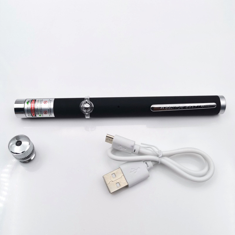 Rechargeable Pet Cat Teasing Device 03Usb Laser Pointer Sandbox Sales Guide Light Laser Pointer Demo Pen Application Scenario