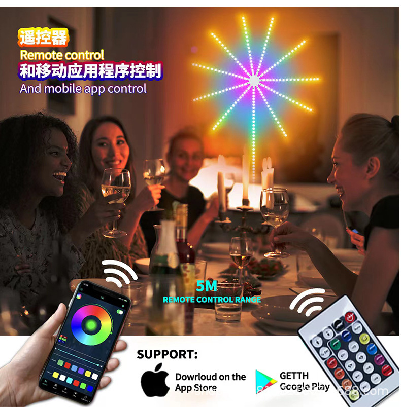 光纤丝/灯串/LED5050/led灯串灯/圣诞树节日灯细节图