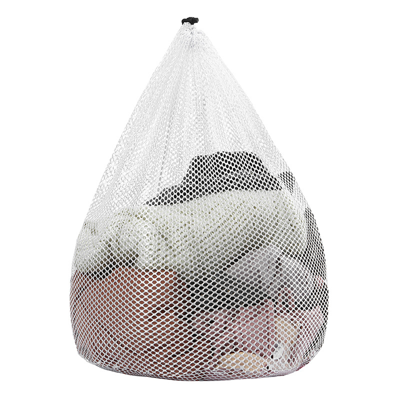 Drawstring Laundry Bag Fine Mesh Thick Mesh Machine Washing Care Bag Thickened Mesh Bag Large Laundry Net Bundle Mouth One Piece Item Picture