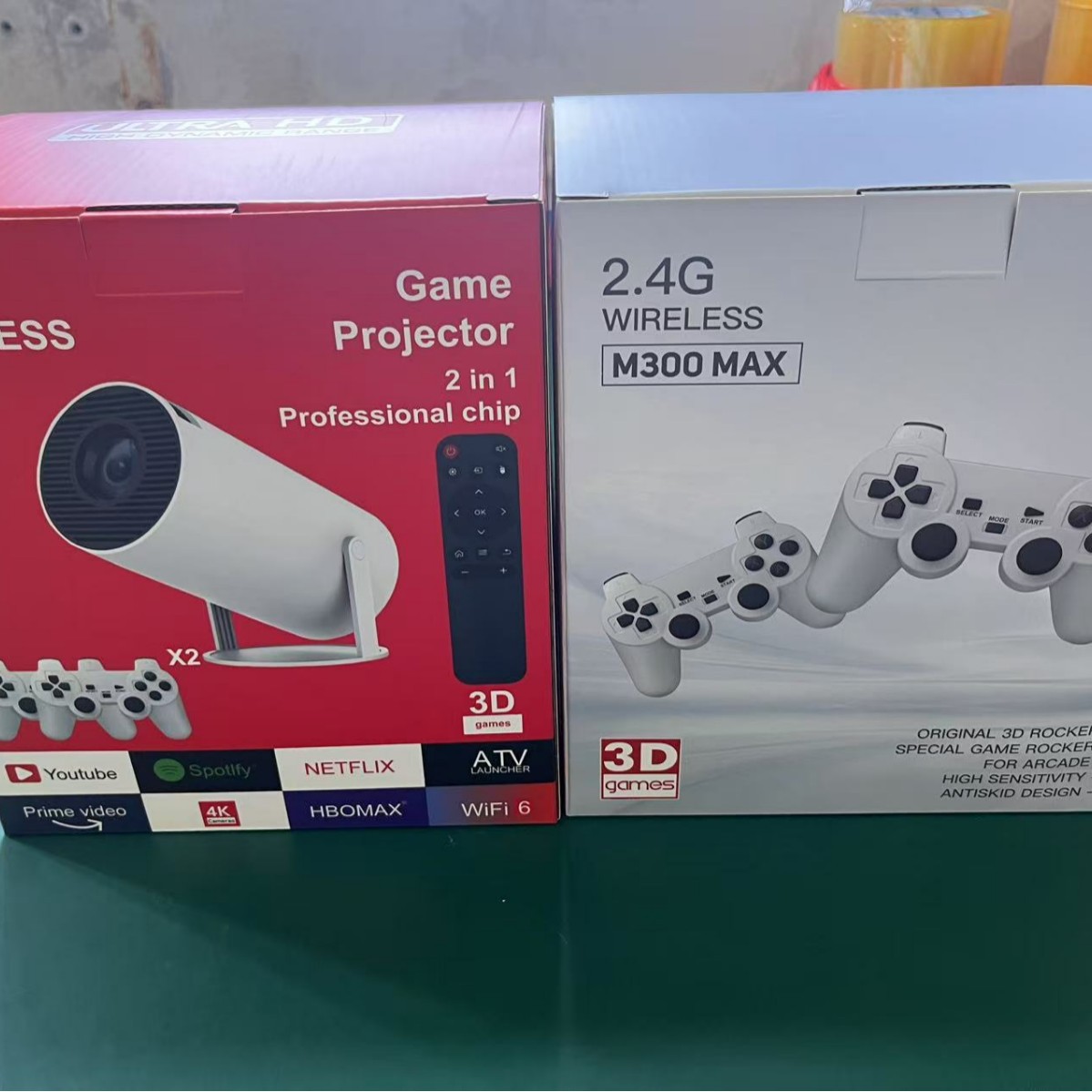 HY300 Gaming Cannon with Gamepad, TF Card pro short-throw projector, smart portable high-definition projector for home screen projection Specification image