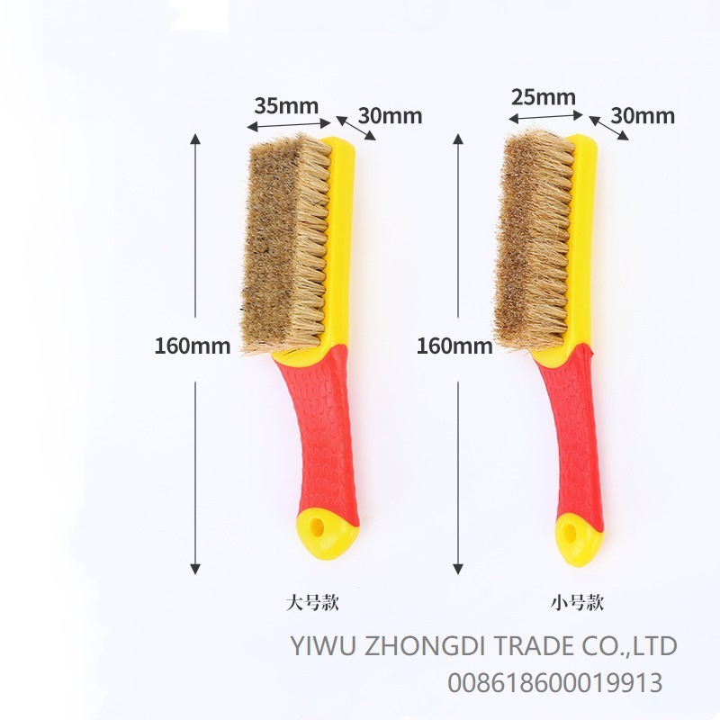 硅胶柄文玩刷/文玩工具/纳米刷子/软硬猪鬃毛刷/硬毛刷细节图