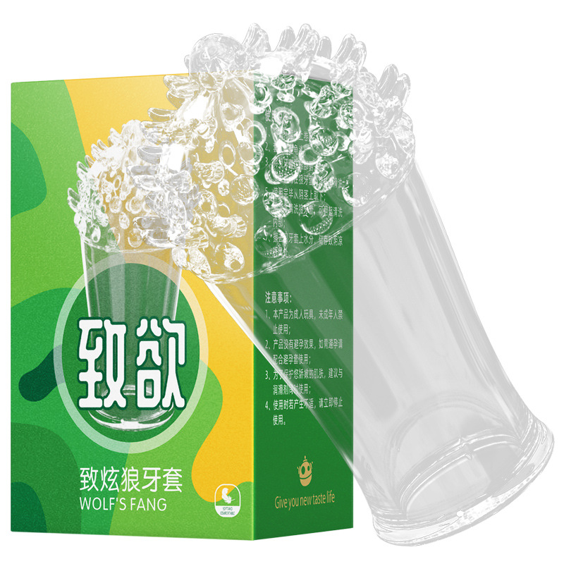 Wolf tooth condom, adult adult product, circumcision condom, ring product Item Picture
