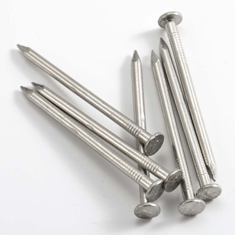 304 stainless steel round nails, cement nails, foreign nails, steel nails, diy carpentry, cement wall nails, small nails, concrete nails details Picture