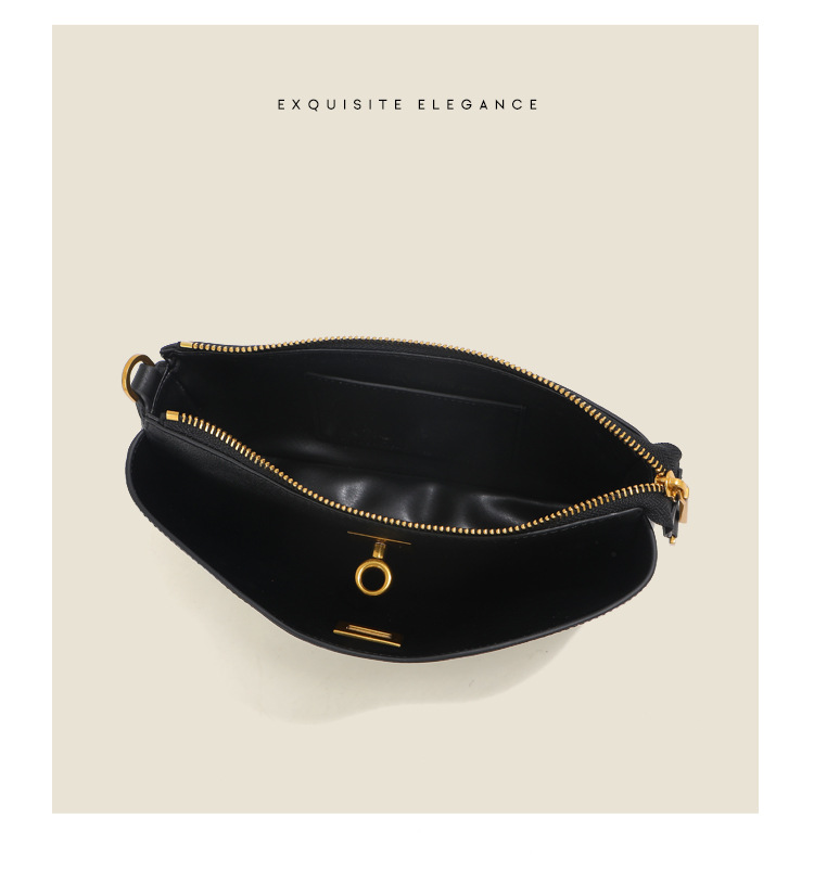 小众真皮麻将包女高级感手提包锁扣韩系拉链通勤大容量单肩斜挎包详情25