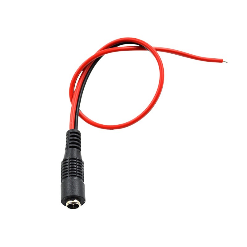 DC母头带线 30cm红黑线监控摄像机电源带线DC接头12v监控配件批发详情图5