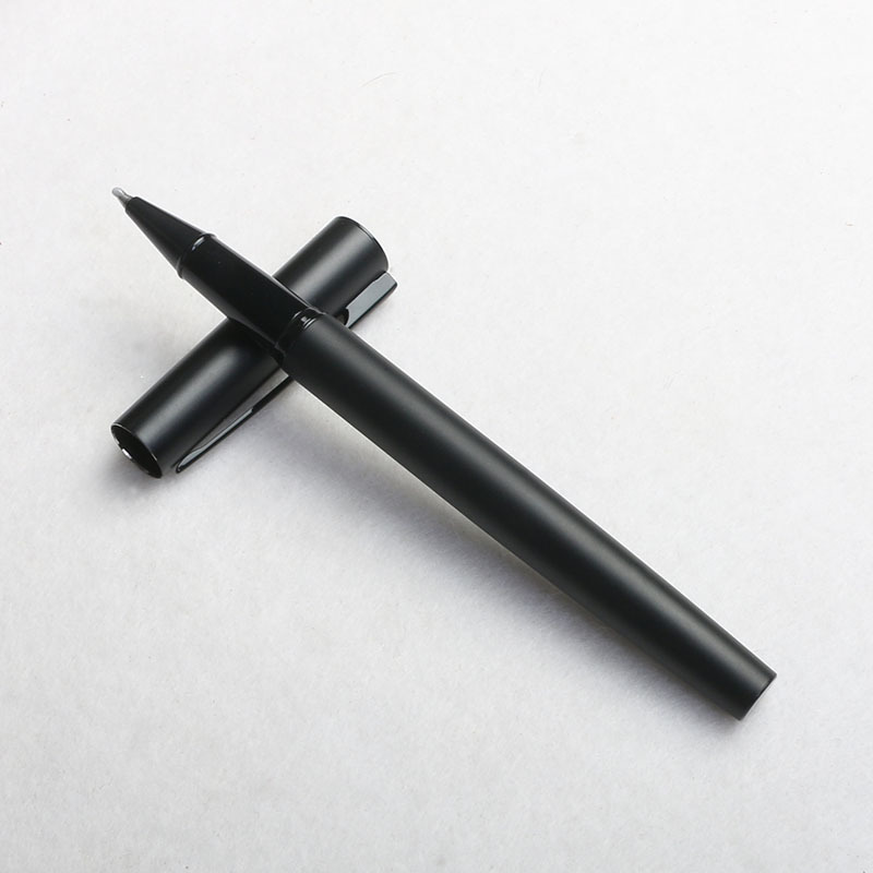 Three-color business gift box set, signature pen, black high-end gift box, gift ballpoint pen, pen box, ballpoint pen details Picture