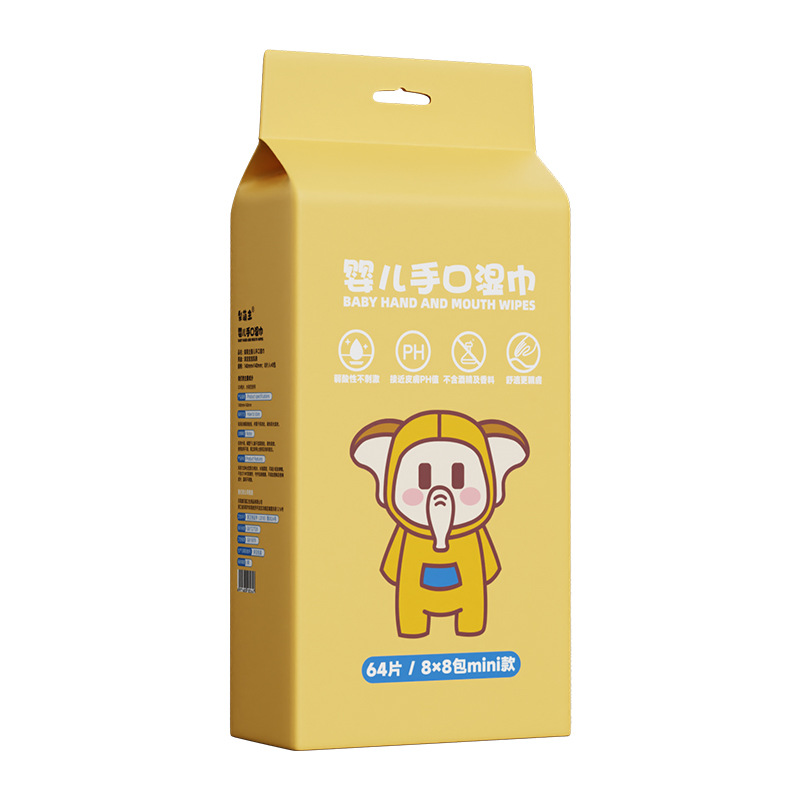 Baby soft wet wipes, baby wet wipes, baby-specific wet wipes, baby care wet wipes, multi-functional tissues, napkins, alcohol wet wipes. Soft, comfortable and widely applicable Item Picture