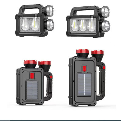 Cross-border night fishing flashlight, patrol searchlight, outdoor long-range led charging lamp, long-lasting camping portable lamp Specification image