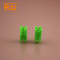 BJFT2210 Green octagonal square head square rod ten bar link head rubber band gun head rubber band bracket