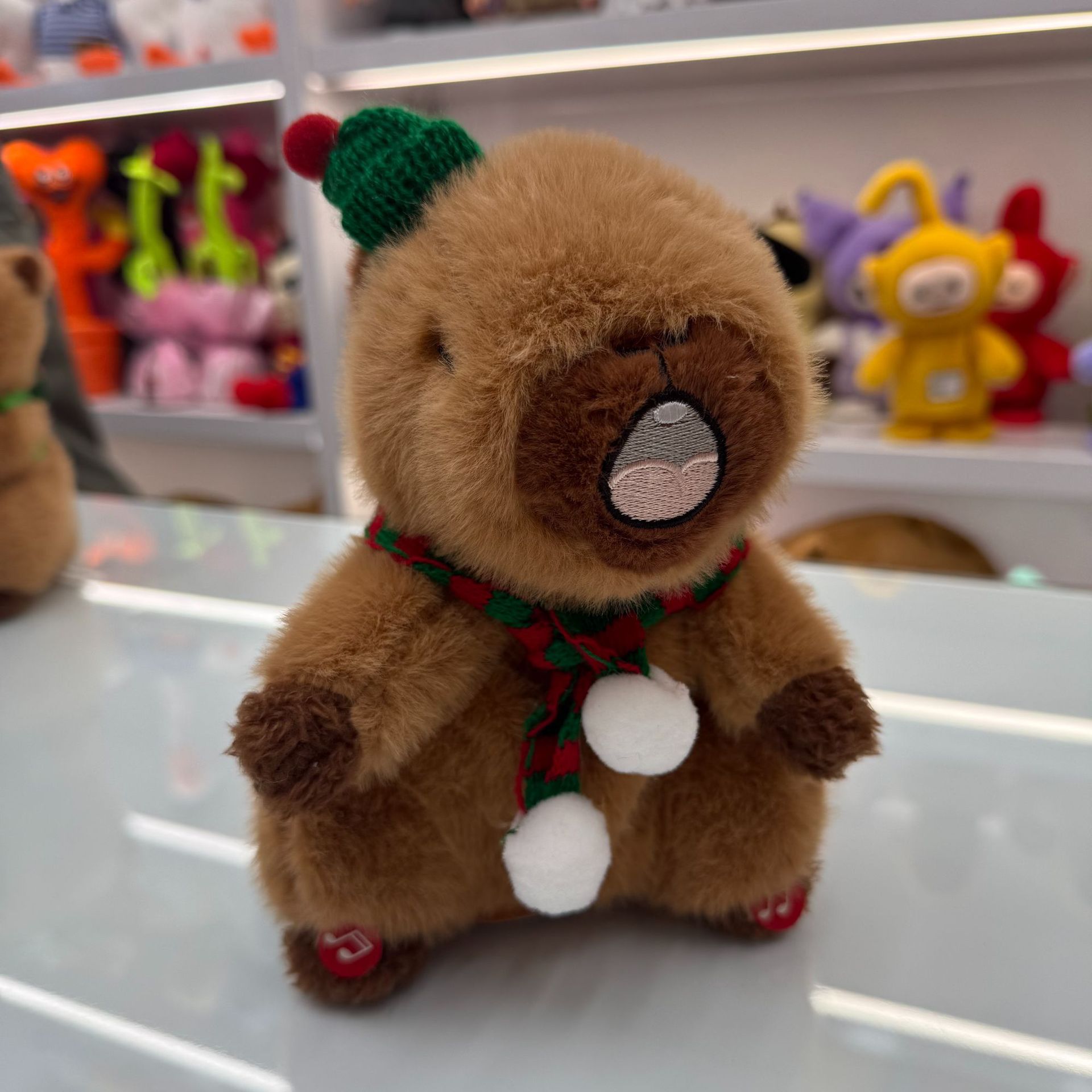 2025 New cross-border bestsellers: Swing capybaras, singing and dancing, funny toys, home decorations, dolls, and speech learning tools details Picture