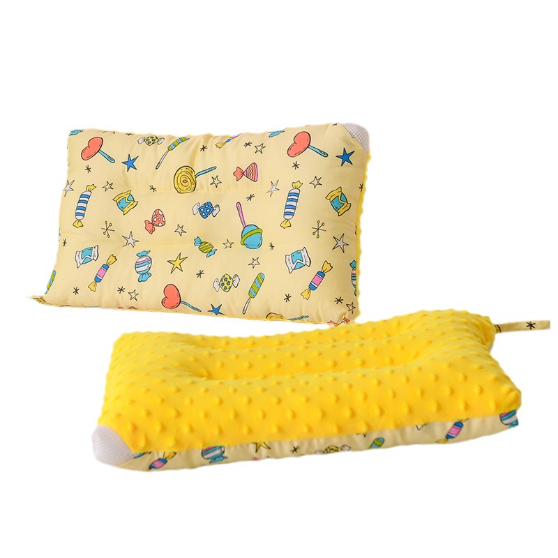 Wholesale of all-cotton cartoon children's pillow cores, baby bean pillow cores, washable kindergarten children's and adult pillows Item Picture