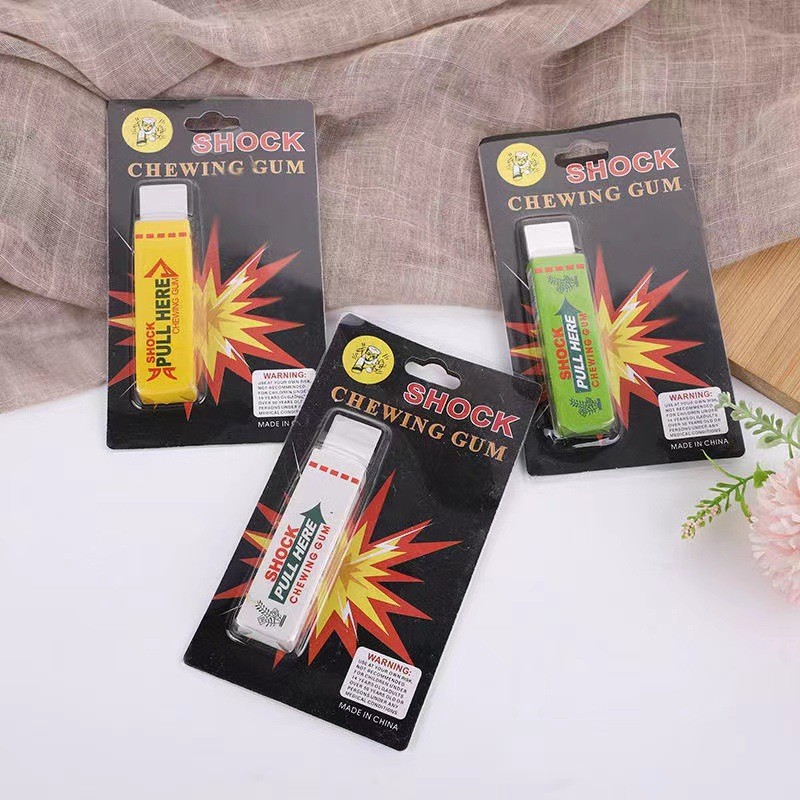 电人口香糖 愚人节整蛊玩具电人口香糖 触电整人愚人节玩具批发详情图1