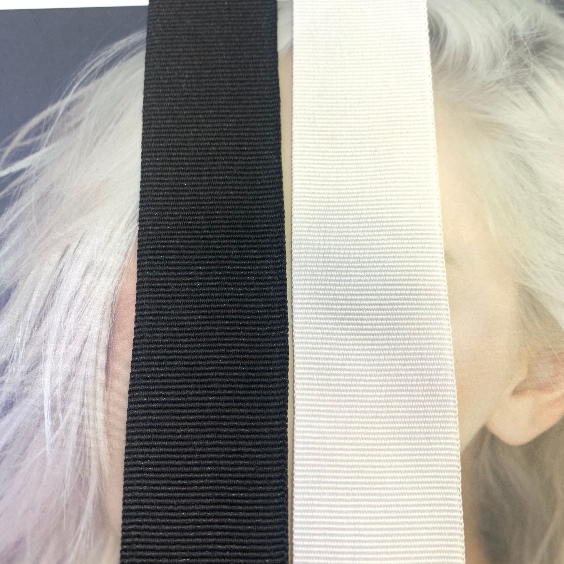 Factory direct supply of polyester plain weave colored webbing, clothing accessories, 1 to 4CM shoe materials, edge wrapping, lace, and luggage in stock Item Picture