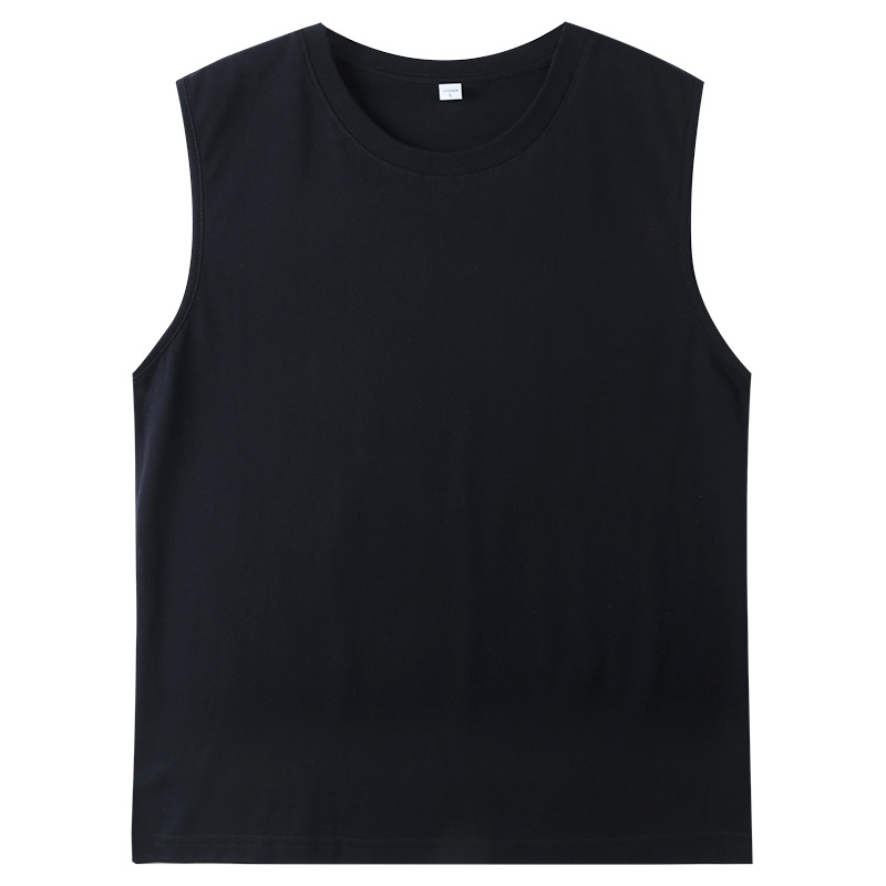 230g men's vest, men's sleeveless pure cotton T-shirt, American trendy clothes, summer top wholesale, enterprise work clothes Application Scenario