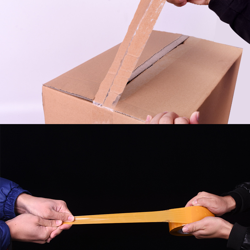 Transparent tape full box manufacturer, express packaging tape, adhesive paper, yellow sealing tape, wide roll sealing tape Specification image