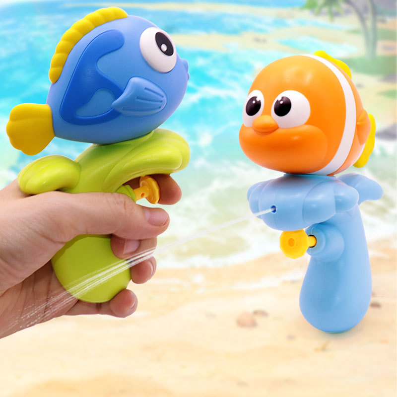 小丑鱼卡通水枪玩具海底动物儿童戏水小水枪宝宝浴室洗澡户外玩水