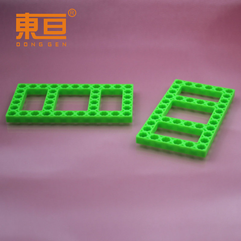 611BJB11060绿 6*11八角孔板 三口八角孔板 八角底板 小制作零件