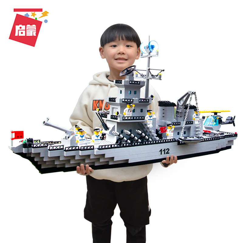 启蒙益智7儿童8拼装澄海玩具10兼容乐高积木男孩子6-12岁中等颗粒