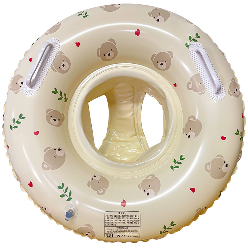 24 New Children's Cartoon Rabbit Swimming Ring Baby Sinking Seat Ring Child Water Floating Row Bear Wholesale Item Picture