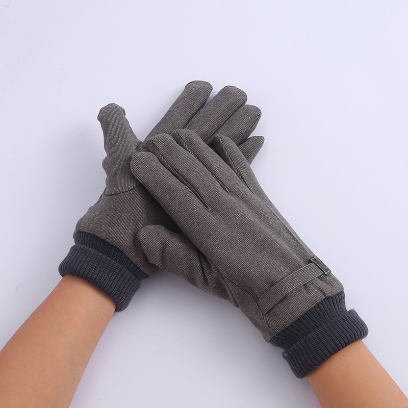 Winter Riding Electric Bike Plus Fleece Riding Motorcycle Touch Screen Plus Cotton Touch Screen Ski Gloves Specification drawing