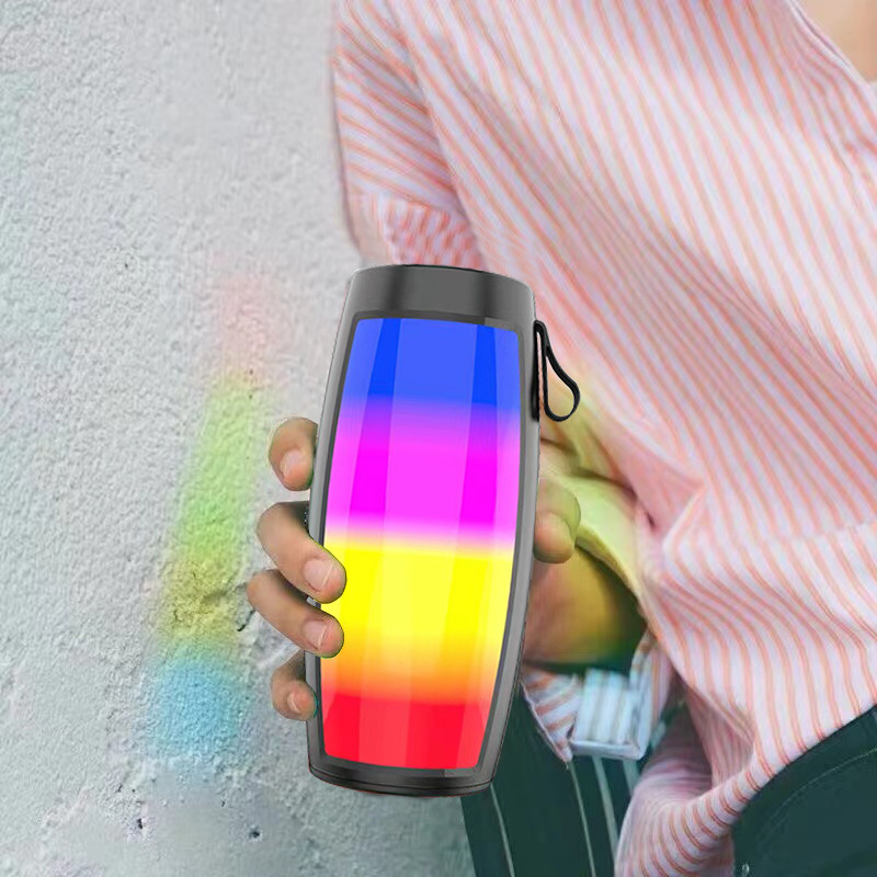 Wholesale of new creative led seven-color light Bluetooth speakers for home and outdoor portable subwoofers and mini audio systems Specification image
