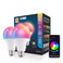 WIFI智能遥控灯泡 亚马逊RGB变色球泡E27螺口远程手机遥控 LED灯图