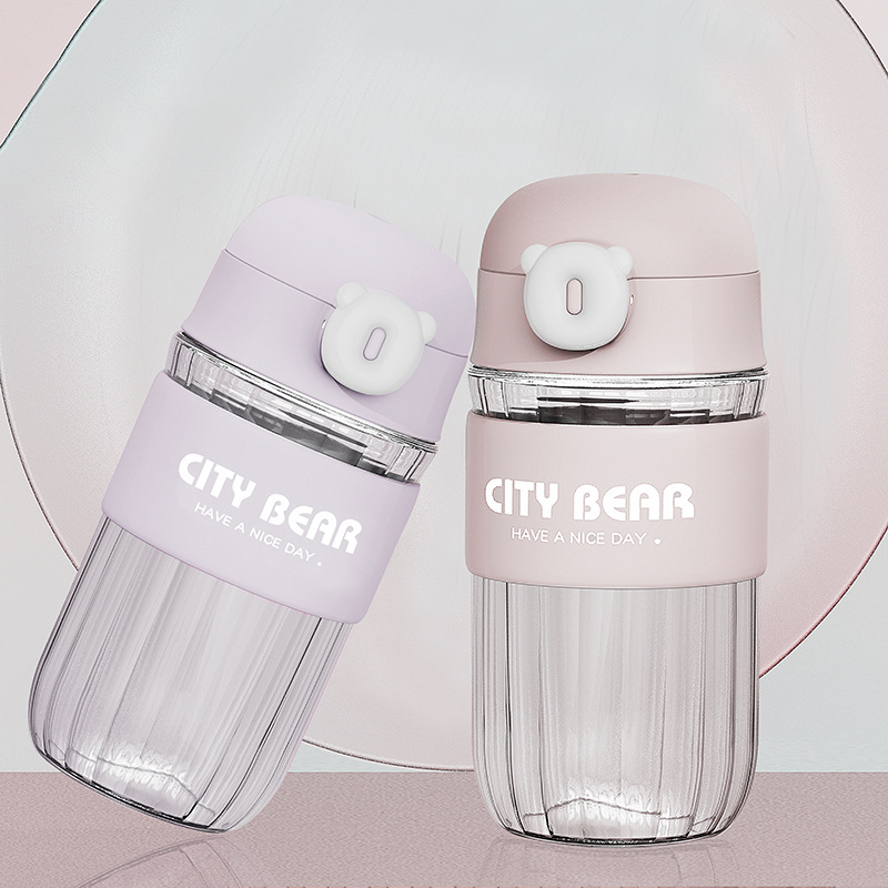 ins high appearance level glass cup, high-temperature resistant portable girls' casual cup, glass water cup, double-drinking cup, souvenir cup Specification image