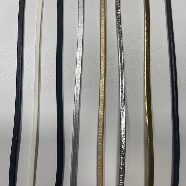Handmade DIY clothing accessories, leather strips, pressure strips, leather ropes, four-fold belts, four-layer folded leather strips Specification image