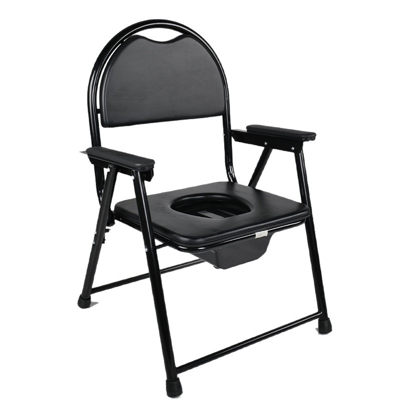 This product is specially designed for foreign trade. It can be used as a foldable household toilet chair, a medical adjustable mobile toilet for the disabled, and a bath chair Item Picture