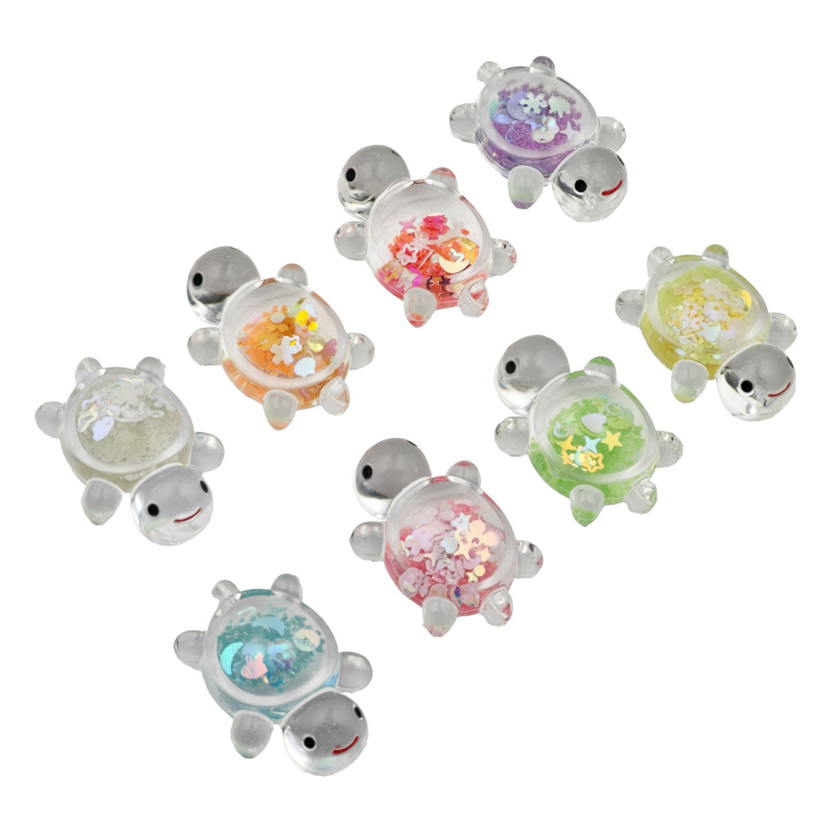 Acrylic crystal translucent night bright piece big turtle decoration car decoration storage box landscape table decoration decoration accessories Application Scenario