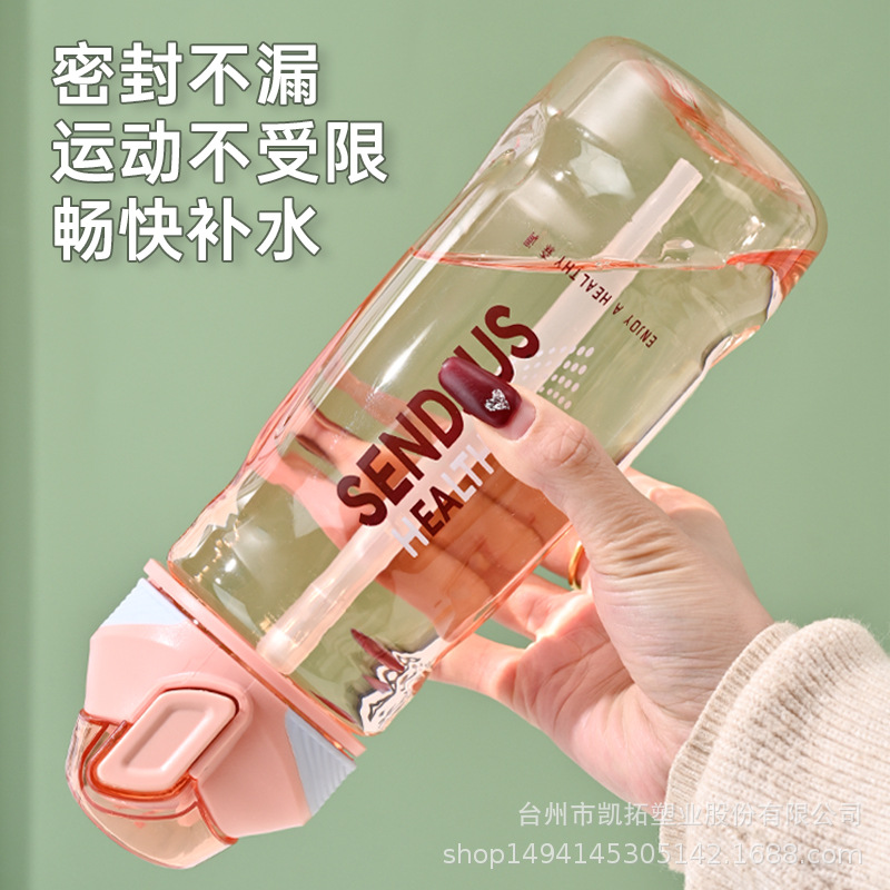G446 Sports straw water cup, Space Cup, casual and fashionable, handle sports, large capacity plastic travel kettle, Space Cup for fitness Application Scenario