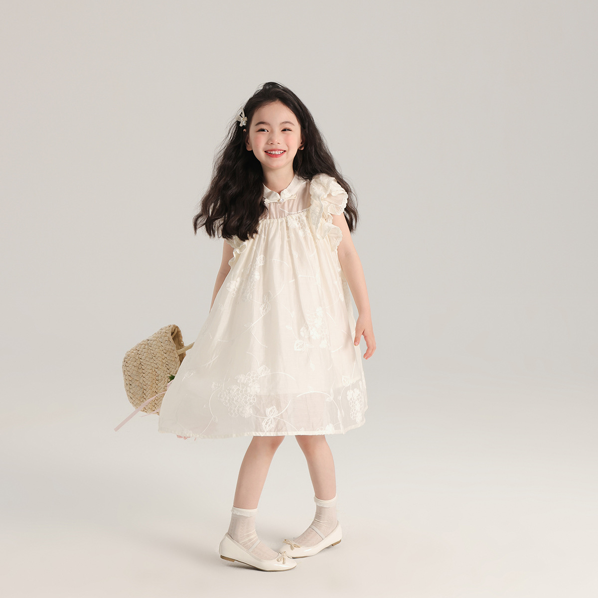 童装/爱莎公主/裙子儿童短袖时尚/女童裙子/童装裙子细节图