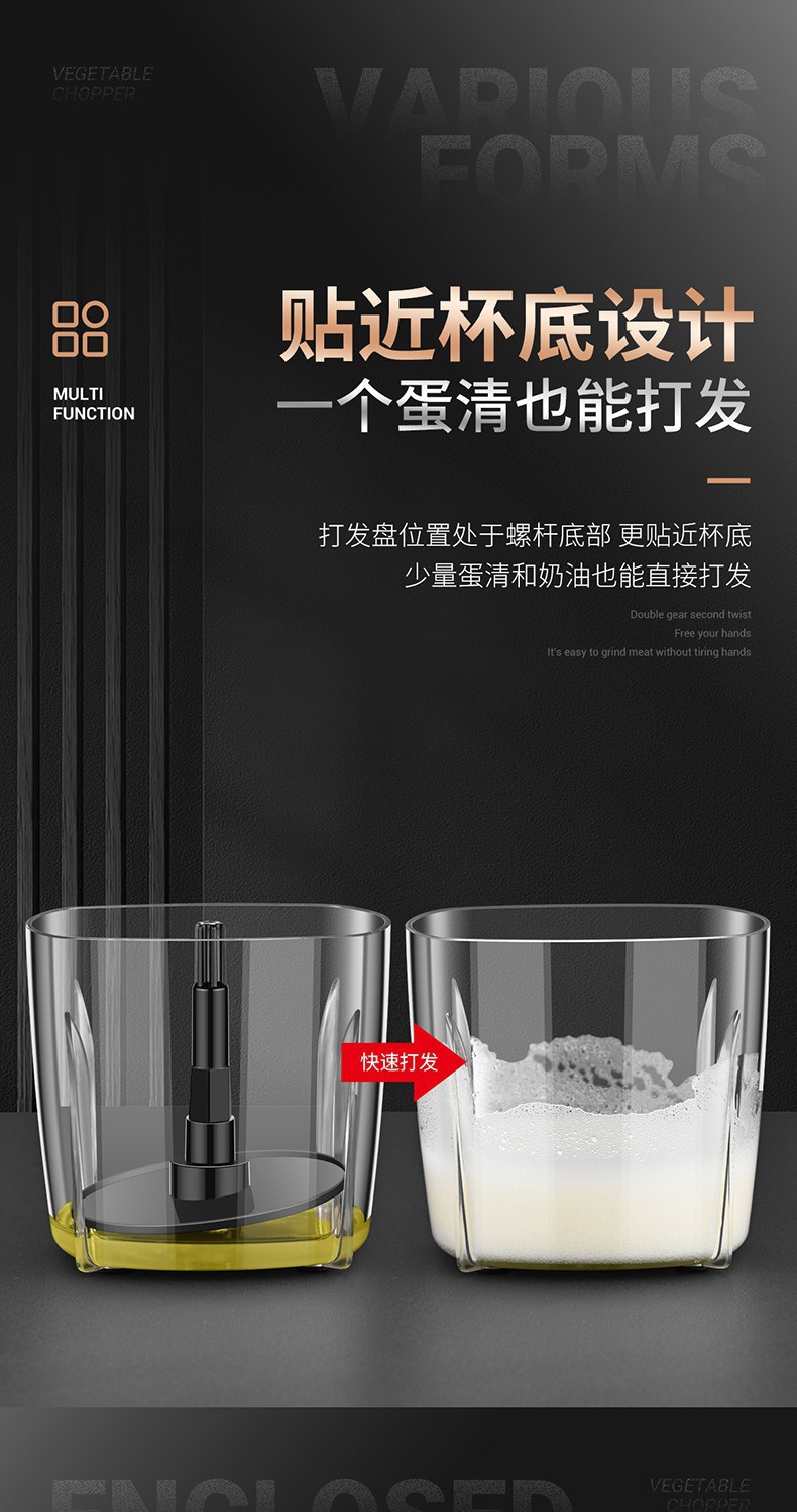 绞肉机多功能果汁机迷你料理机便携不锈钢婴儿宝宝辅食小型破壁机详情12