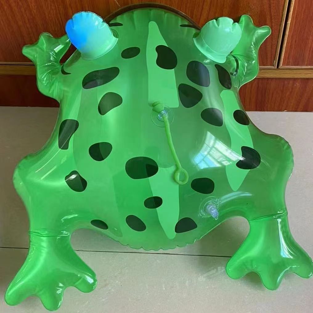 网红青蛙弹跳发光充气青蛙现货儿童玩具气球批发地摊青蛙崽青蛙儿详情图3