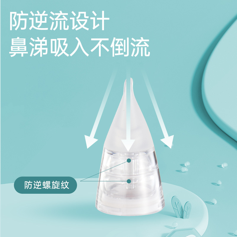 Baby nasal aspirator, an electric nasal suction device for babies, a perfect tool for cleaning babies' noses and picking nasal discharge at home details Picture
