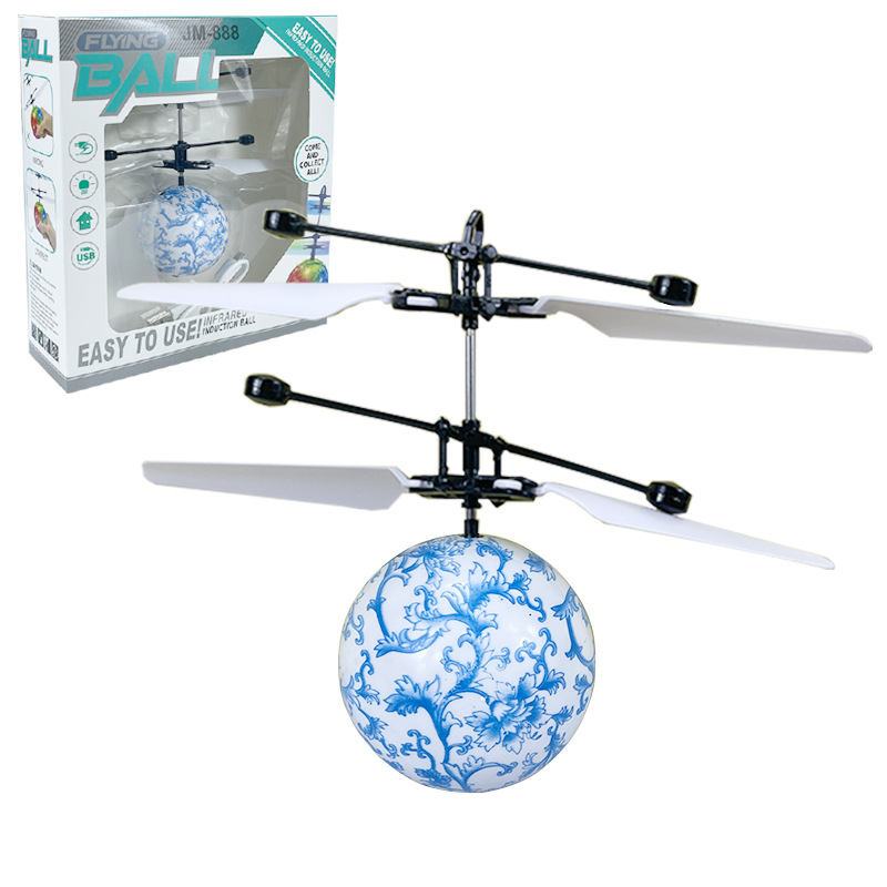 跨境感应飞行球儿童飞行器地摊玩具悬浮机器人彩色感应飞行器儿童玩具详情图4